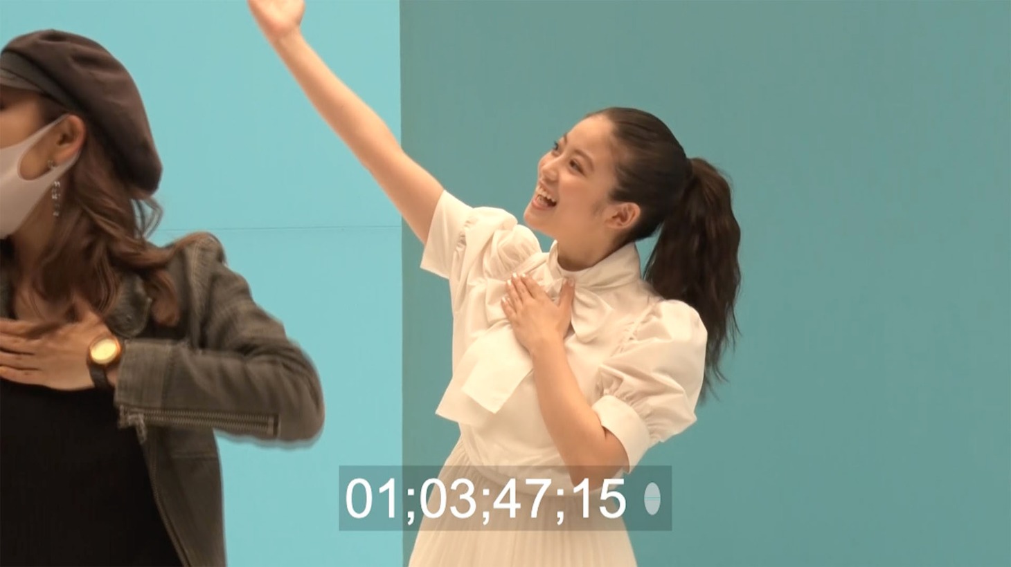 JTのキャンペーン動画「スーシャルミュージカル♪」編メイキングカット。