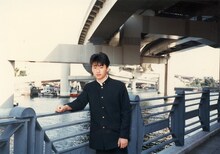 学生時代のアンジャッシュ児嶋がジャニーズ事務所に送った写真。