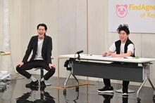 霜降り明星・粗品（左）とセイ・Y・パーク（右）。