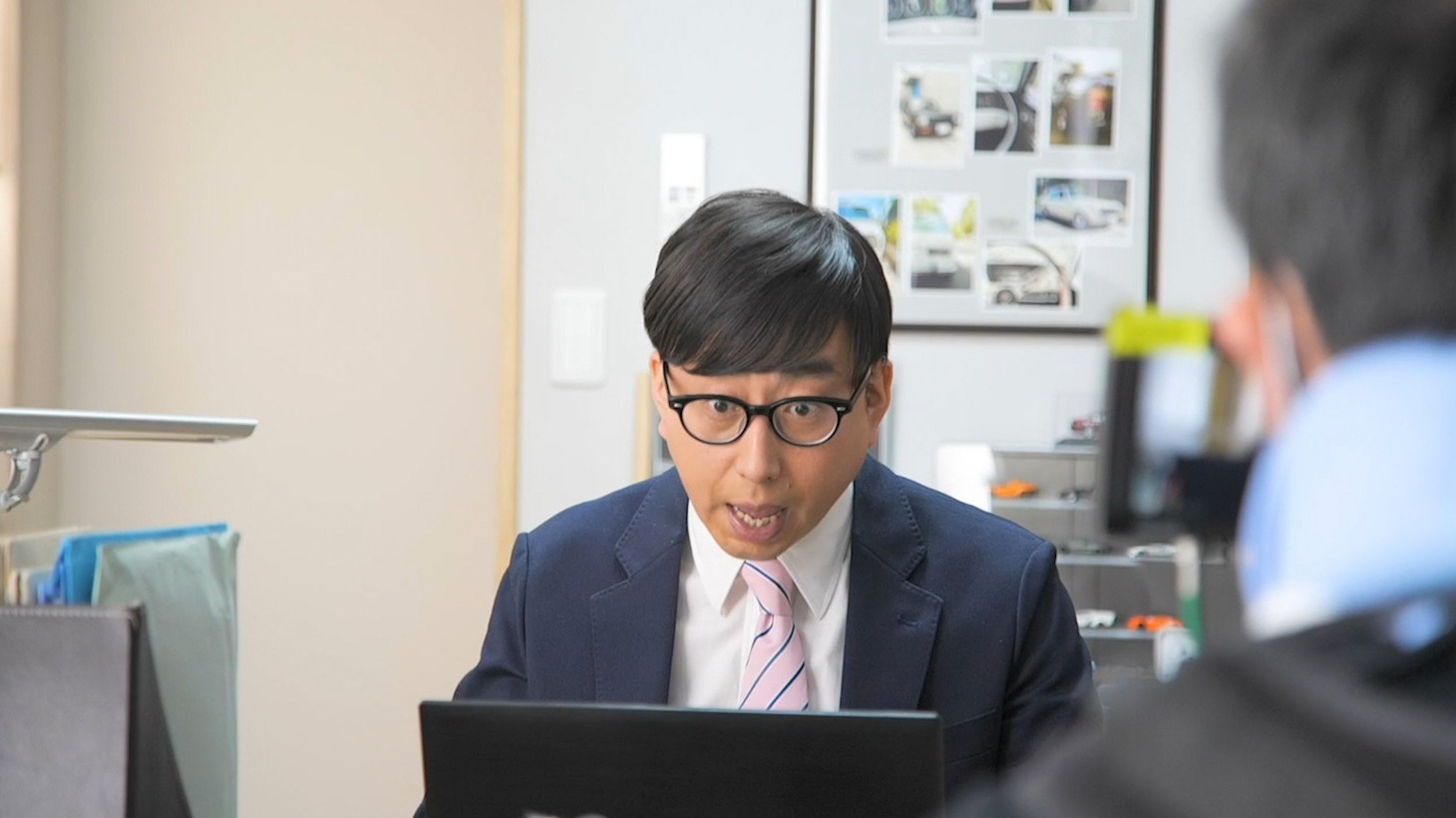 おいでやす小田の撮影中の様子。