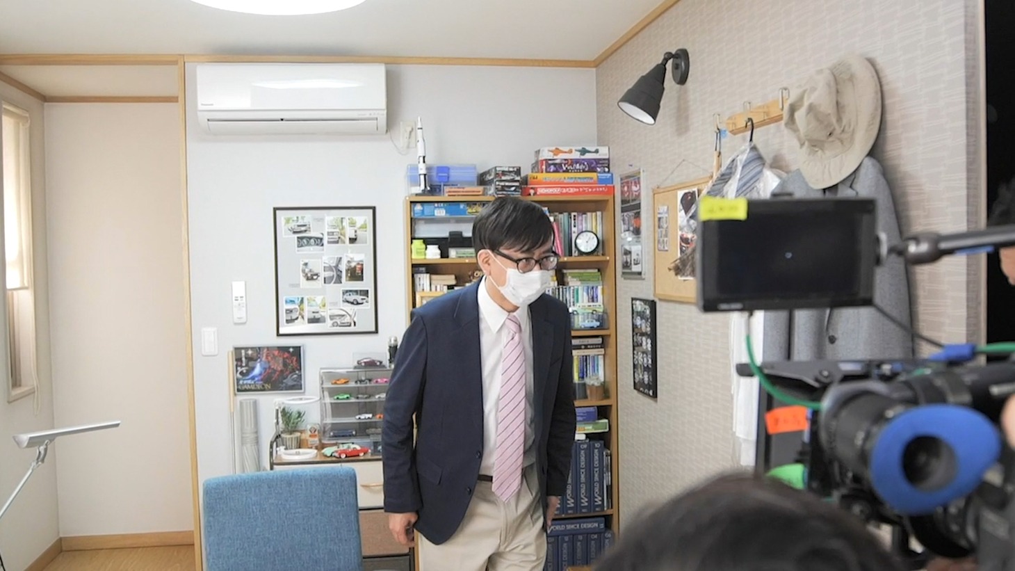 おいでやす小田の撮影中の様子。