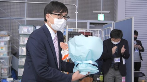 おいでやす小田の撮影中の様子。