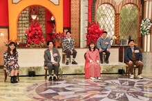 「ホンマでっか!?TV」に出演する（左から）相席スタート、ザ・マミィ林田、吉住、ザ・マミィ酒井、岡野陽一。(c)フジテレビ