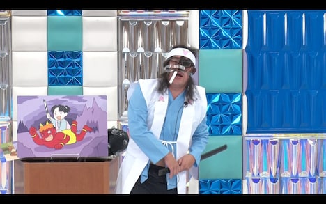 「桃太郎選手権」に挑戦したロッチ中岡。