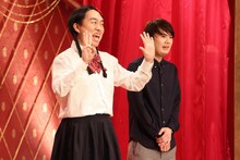 ジェラードンかみちぃと海野。 (c)フジテレビ