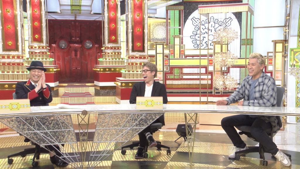 中居正広とロンドンブーツ1号2号。(c)TBS