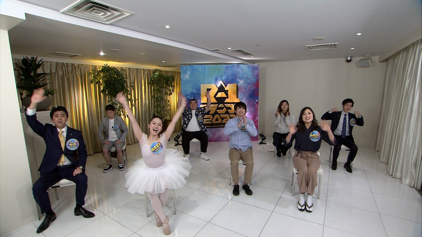 「いよいよR-1グランプリ！新世代芸人のリアルライフ徹底リサーチ！」の出演芸人たち。(c)関西テレビ