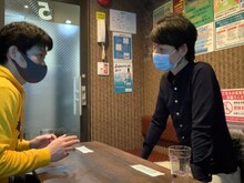 左からアマレス太郎、SAKURAI。