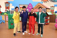 「火曜は全力！華大さんと千鳥くん」に出演する、博多華丸・大吉と千鳥。(c)関西テレビ