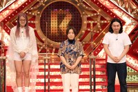 （左から）ZAZY、ゆりやんレトリィバァ、かが屋 賀屋。