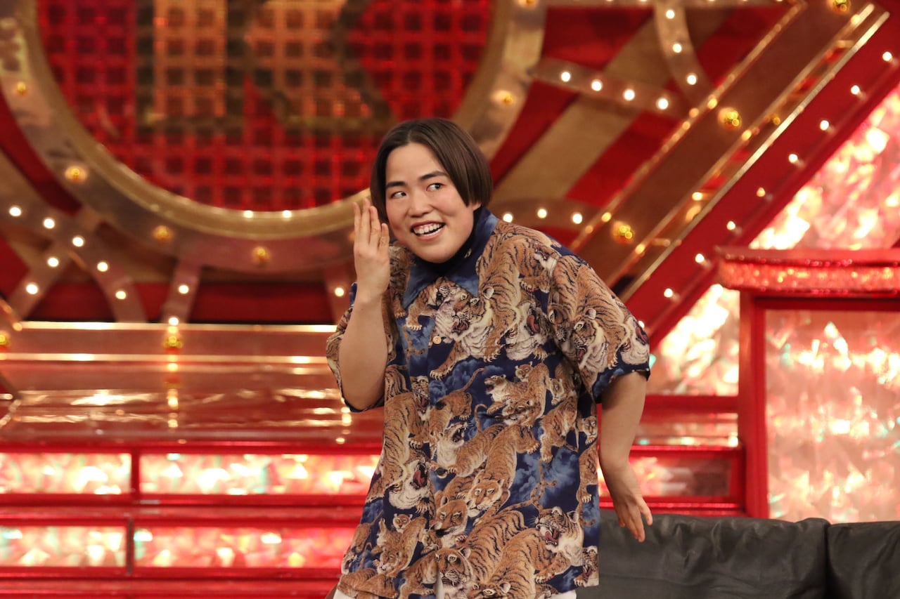 Finalステージでネタを披露するゆりやんレトリィバァ。