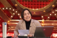 1stステージでネタを披露するゆりやんレトリィバァ。