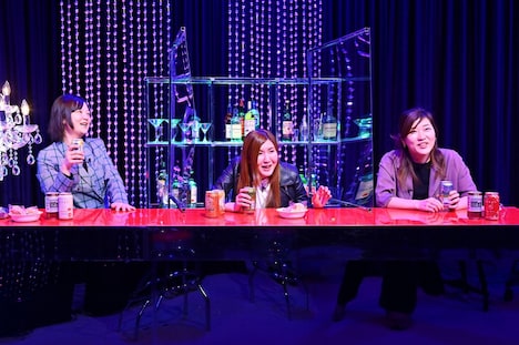 （左から）蛙亭・岩倉、納言・薄幸、ヒコロヒー。(c)TBS