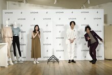 左から河北麻友子、ぺこぱ。