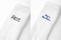 「Catch Me If You Can ソックス」と「This is a Digression ソックス」。