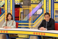 大久保佳代子と八代英輝。(c)フジテレビ