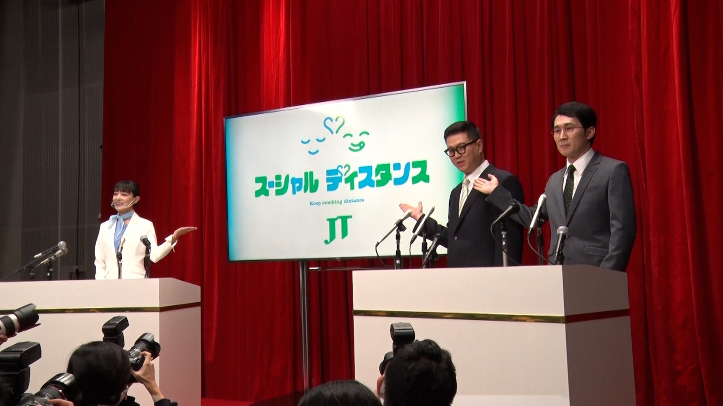 「ファイナルバトル」編のメイキングカット。