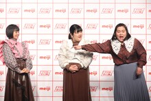 ぼる塾きりや（左）に対して「はい出たー！ 嫌いなタイプー！」と声を荒げるぼる塾・田辺（右）。