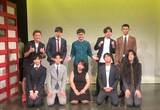松竹印 人工素材の2期生メンバー。左からかんフウ、ムラサキケマン、駆け抜けて軽トラ、ニダンギア、ブリキカラス。