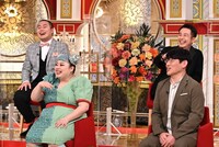 （前列左から）渡辺直美、ずん飯尾、（後列左から）ハナコ岡部、我が家・坪倉。(c)TBS