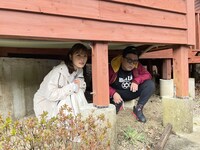 左から渋谷凪咲、とろサーモン久保田。(c)読売テレビ