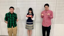 「奥森皐月の公私混同」に出演する奥森皐月（中央）とサスペンダーズ。(c)テレビ朝日