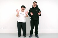 左から空気階段・鈴木もぐら、シソンヌ長谷川。