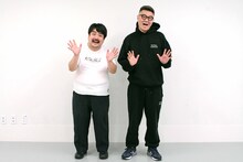 左から空気階段・鈴木もぐら、シソンヌ長谷川。