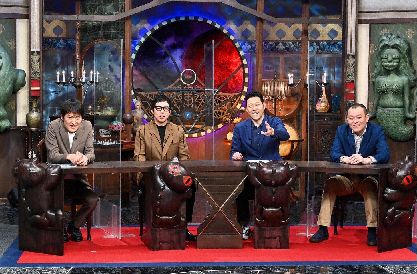 左から千原ジュニア、今田耕司、東野幸治、千原せいじ。