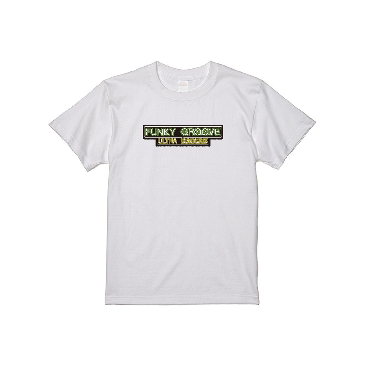 「SUPER FUNKY GROOVE」Tシャツ（ホワイト）