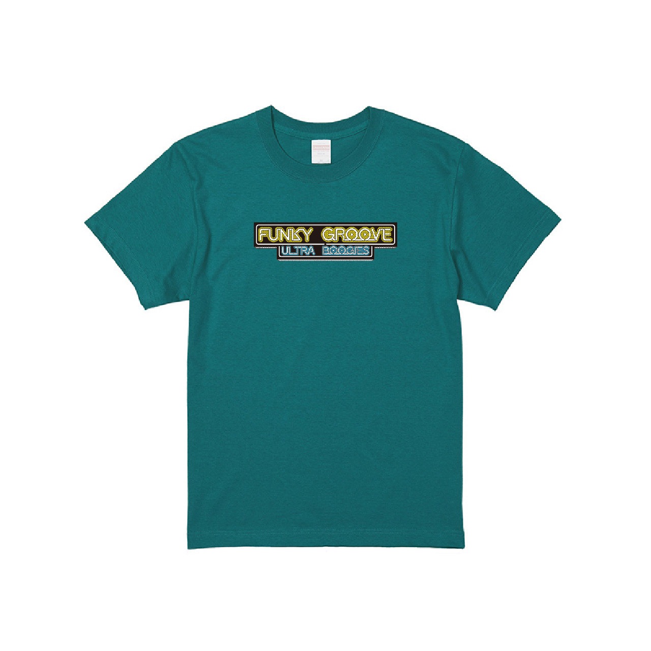 「SUPER FUNKY GROOVE」Tシャツ（ブルー）