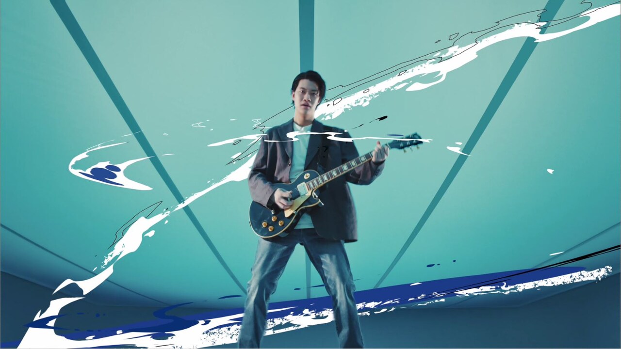 霜降り明星粗品がエドウインCMでギターテク披露、せいやは足つぼに悶絶