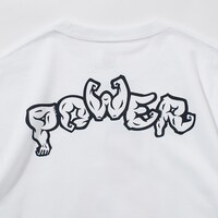 「［PDSxなかやまきんに君］パワーTEE（白）」背面