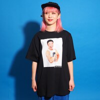 「［PDSxなかやまきんに君］パワーTEE（黒）」着用イメージ