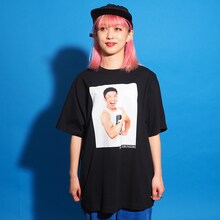「［PDSxなかやまきんに君］パワーTEE（黒）」着用イメージ