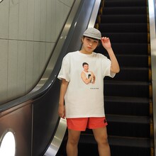 「［PDSxなかやまきんに君］パワーTEE（白）」着用イメージ