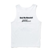 「［PDSxなかやまきんに君］マッスルタンク（白）」背面