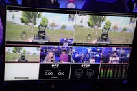 「Mildom×よしもと ゲーム実況-1グランプリ」決勝の様子。