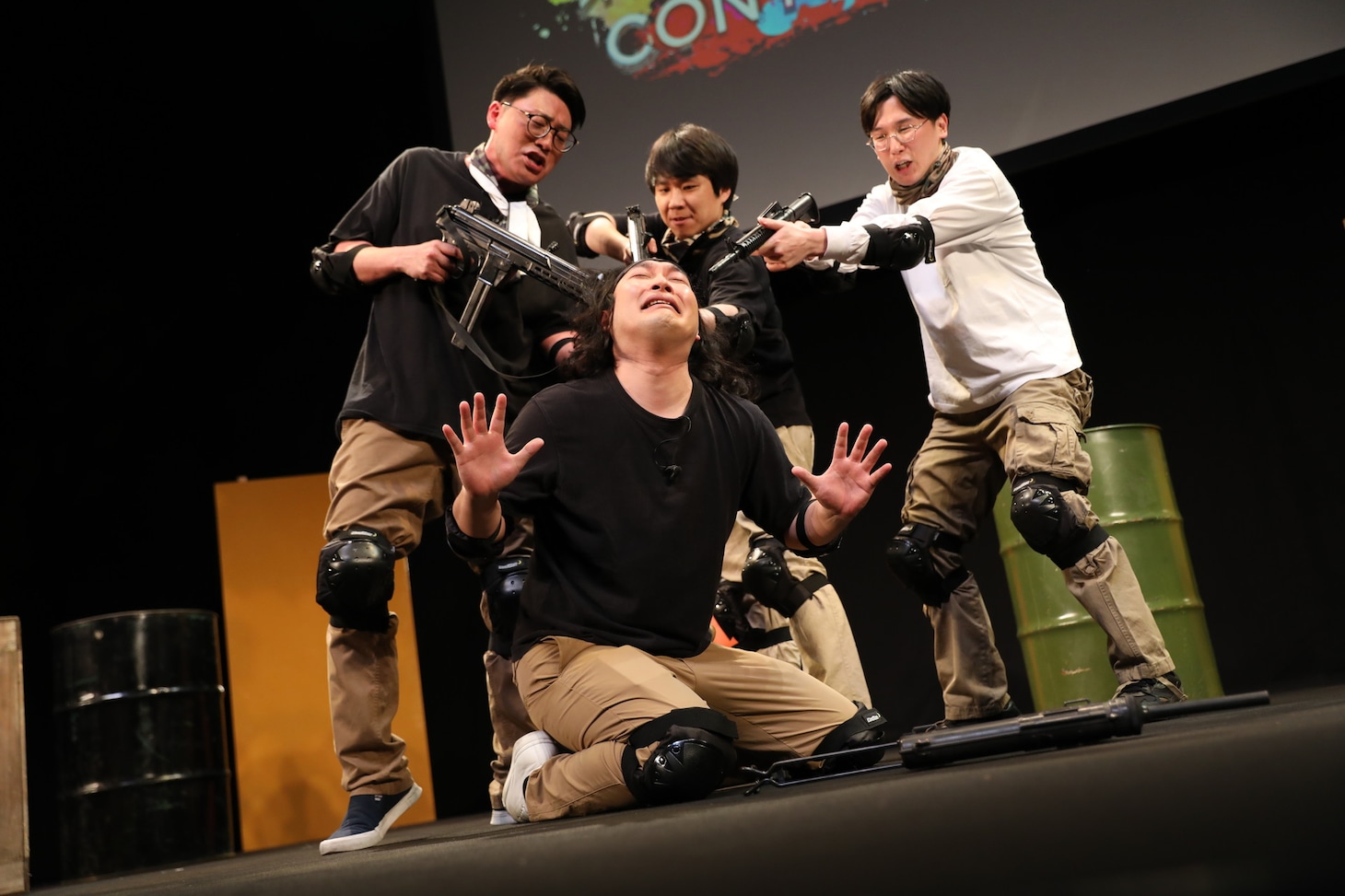 3本目のコントのワンシーン。
