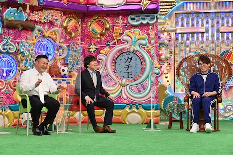 （左から）アンタッチャブル山崎、蛍原徹、ザブングル松尾。(c)テレビ朝日