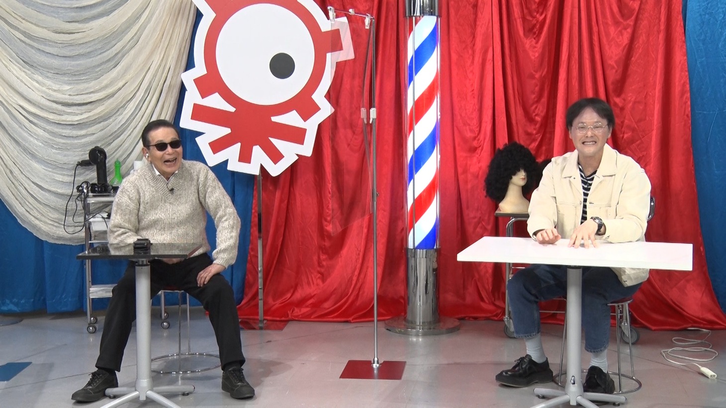 タモリとアインシュタイン稲田。(c)テレビ朝日