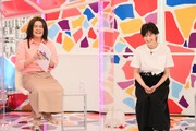 千鳥ノブと吉瀬美智子。(c)フジテレビ