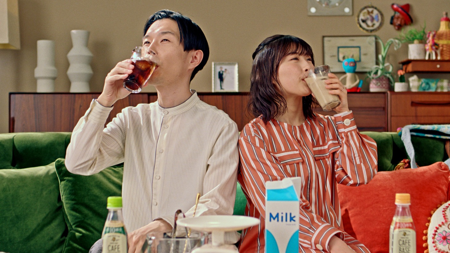 CM「キッチリ夫と、テキトウ妻」編より。