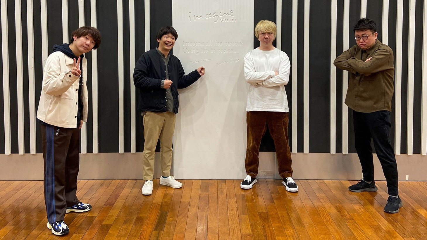 左から三四郎・小宮、銀シャリ鰻、三四郎・相田、銀シャリ橋本。