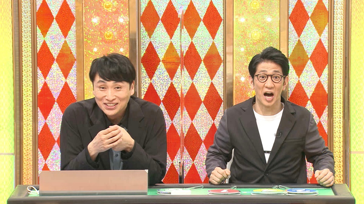 アンジャッシュ児嶋とアンタッチャブル柴田。(c)テレビ朝日