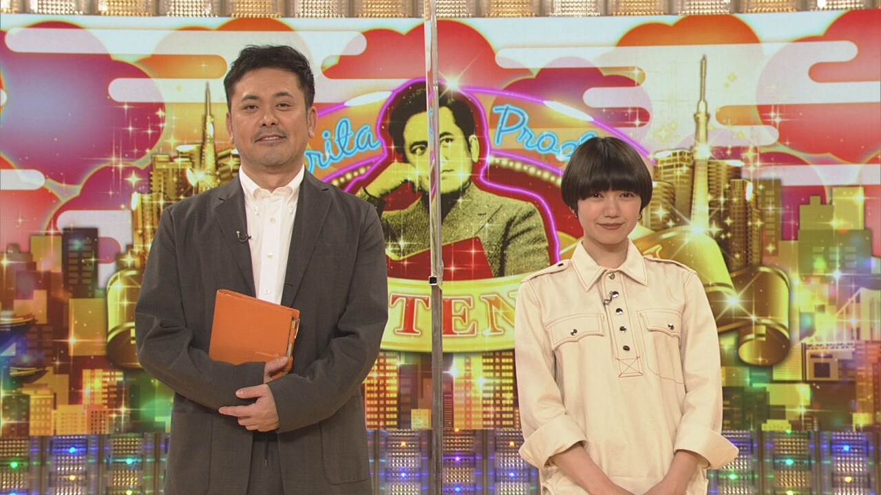 有田P（左）とゲストの二階堂ふみ（右）。