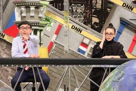 おいでやす小田と奈緒。(c)フジテレビ