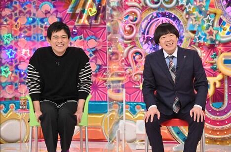 博多華丸と蛍原徹。(c)テレビ朝日
