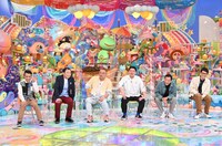 「アメトーーク！」に出演する（左から）中川家、サンドウィッチマン、ナイツ。(c)テレビ朝日