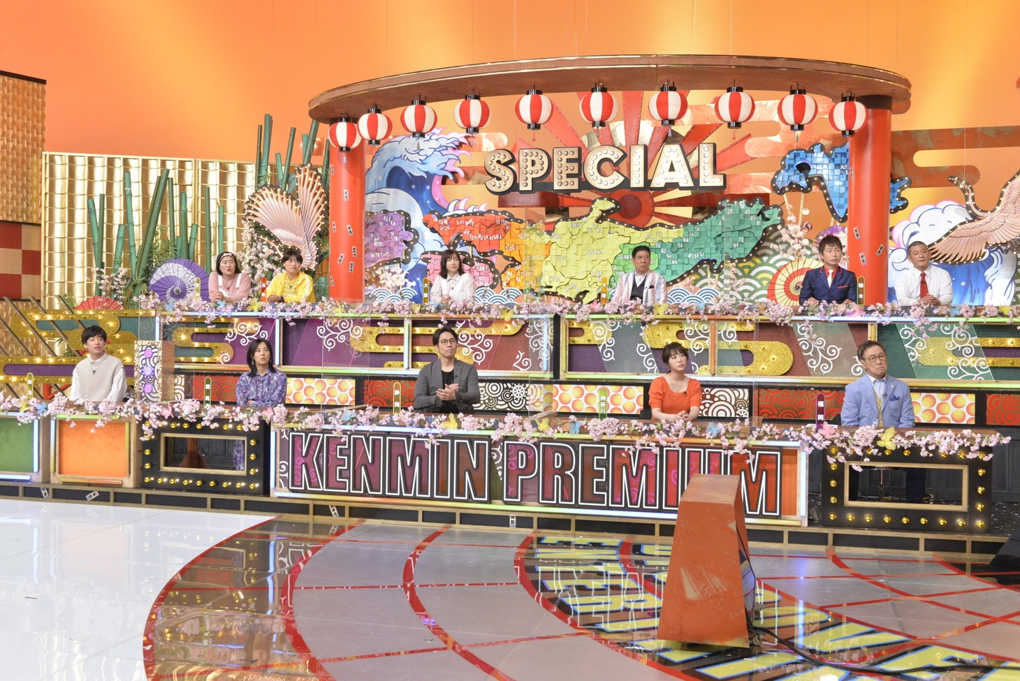 「秘密のケンミンSHOW 極 桜もヒミツも超見ごろ！春の豪華ディスカバ2時間！新企画もあるよSP」のワンシーン。(c)読売テレビ